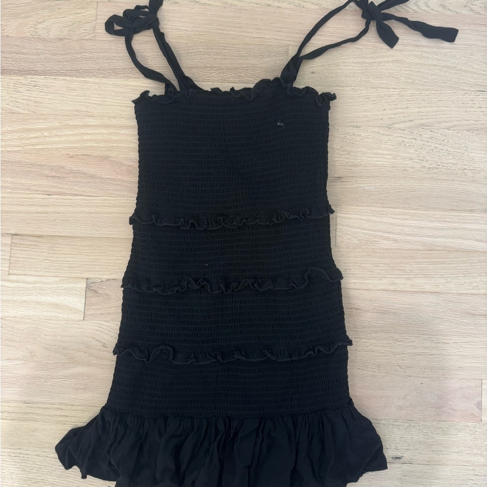 Katie J NYC Girls' Evan Smocked Ruffle Dress - Big Kid